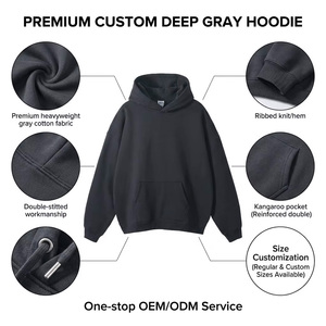 <span class=keywords><strong>Sudadera</strong></span> con Capucha Personalizada para <span class=keywords><strong>Hombre</strong></span>, Estilo Urbano, 100% Algodón, Peso Pesado 400 420 450 Gsm, Tallas Grandes, <span class=keywords><strong>Sudadera</strong></span> Holgada - Product Image 2