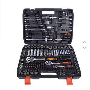 216 Piece Herramientas Auto Repair Spanner Ratchet Wrench Steel Car <b>Tool</b> <b>DIY</b> Automotive Mechanic Home Kit Set CRV-216 Profession - Product Image 3