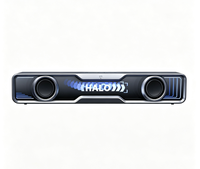 Altavoces para Computadora EDIFIER Halo SoundBar 2+2 de Rango Completo con RGB, 7 Modos de Luz, BT5.4, USB, Micrófono con Cancelación de Ruido AI, Altavoz para Juegos de Escritorio