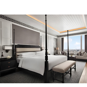Juego <span class=keywords><strong>de</strong></span> Dormitorio Moderno <span class=keywords><strong>de</strong></span> Madera Sólida <span class=keywords><strong>de</strong></span> 3-5 Estrellas para <span class=keywords><strong>Hotel</strong></span>, Cama Completa con Garantía <span class=keywords><strong>de</strong></span> 10 Años, Diseño Ecológico para Resort, Apartamento, Villa - Product Image 1