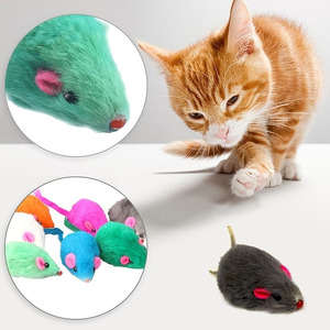 Jouets pour animaux de compagnie Playpal, souris en fausse fourrure avec imprimé réaliste, adaptés aux chatons et aux races de chats, pour la mastication et la chasse, cadeaux pour chatons en période de dentition - Product Image 3