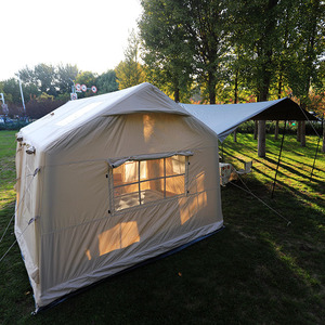 Large Luxury 12 ㎡ High Quality Portable Inflatable Camping <b>Tent</b> for 4-8 People Family Camping Party Events - Product Image 3