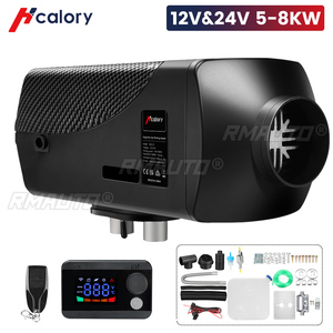 Chauffage au diesel pour voiture Hcalory 5-8KW 12V, pour camions, camping-cars, bateaux, bus + écran LCD + télécommande + silencieux - Product Image 1