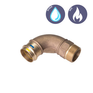 Coude mâle de raccord en bronze 18X3/4 Outil de presse pour le tournage - Product Image 4