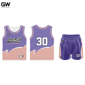 <span class=keywords><strong>Maillot</strong></span> <span class=keywords><strong>de</strong></span> <span class=keywords><strong>basket</strong></span>-ball personnalisé pour enfants, à manches courtes, imprimé, respirant, confortable, livraison rapide, OEM - Product Image 4