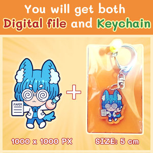 OEM ODM Personnage en acrylique personnalisé Chibi double face sur commande - Product Image 2