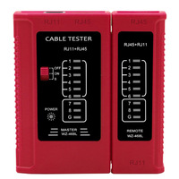Testeur de réseau multifonctionnel 8P6P, ligne téléphonique, RJ45 RJ11