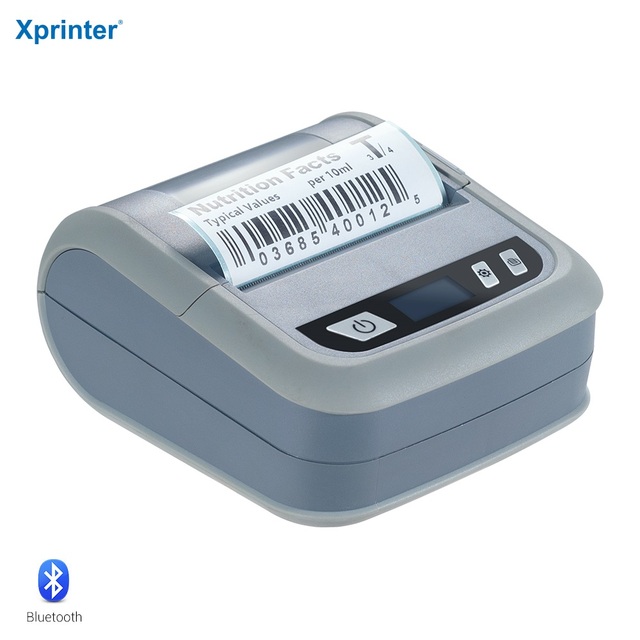 Portable 80mm Mini Wireless Printer Business-Use Android IOS Mobile Label Printer for Supermarket Warehouse Management Stock