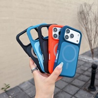 Coque de téléphone magnétique antichoc à motif animalier effet peau pour iPhone 18 Pro Max ; Protection intégrale