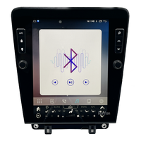Unit Head Layar Sentuh Vertikal Android 12.1 inci untuk Ford Mustang GT 2008 2010 2014 Upgrade Radio Navigasi