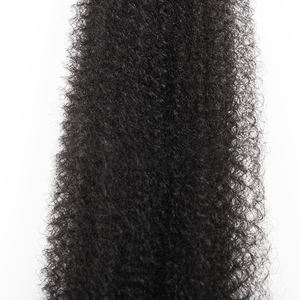 Fujia <span class=keywords><strong>ผม</strong></span>เปียแอฟโฟรขนาด24นิ้ว, ถักเปียสังเคราะห์เพิ่มวอลลุ่มเป็นหนอนผีเสื้อเนื้อผ้า<span class=keywords><strong>ขาด</strong></span>ด้วยมือ - Product Image 5