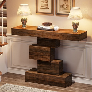 Bàn điều khiển kiểu Trung Quốc phía sau đi văng với cơ sở hình học bảng điều khiển trang trại một đống sách thiết kế hành lang - Product Image 2