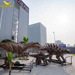 Atractivo Dinosaurio Animatrónico Robótico Realista para Parques Temáticos, Parques de Aventuras, Centros Comerciales - Uso Interior/Exterior, Metálico - Product Image 5