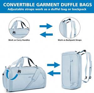 Free Sample Carry-on Garment <b>Bag</b> Large Duffel <b>Bag</b> Suit Travel Weekend <b>Flight</b> <b>Bag</b> with Shoe Pouch for <b>Men</b> Women - Product Image 2