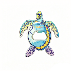 Décapsuleur magnétique personnalisé en forme de tortue, souvenir touristique de la Guadeloupe, des Maldives et de <span class=keywords><strong>Tahiti</strong></span>, aimant de réfrigérateur - Product Image 6