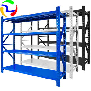 Imbullonato scaffalature sistemi di scaffalatura magazzino industriale scaffale di stoccaggio resistente per metallo originale copertina nera bianco blu - Product Image 5