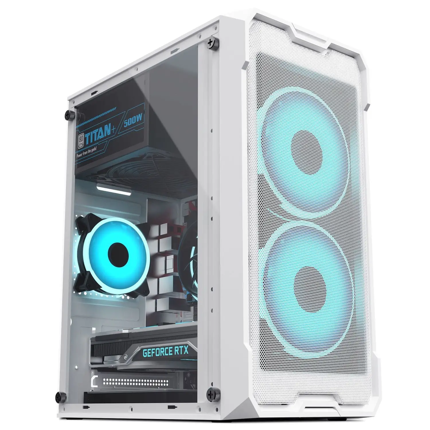 Intel Xeon E5 2666v3 Rx580 Goedkope Full Gaming Pc Custom Computer Set Apparatuur Desktops Prebuilt Wholesale Build Desktop Gamer Pc