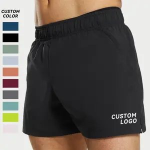 5 pouces Shorts De Hombre Gym Sport personnalisé léger séchage rapide entraînement athlétique entraînement course Gym Shorts hommes