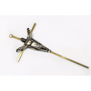 Grossistes Durabilité Acier alliage de zinc Multiuse Metal Crafts Antique bronze cuivre Fournitures de prière Crucifix Cross - Product Image 1