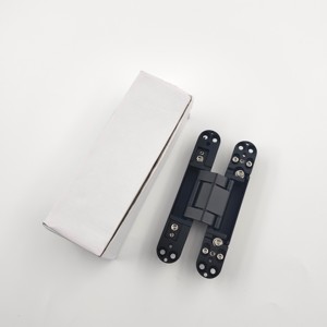Bisagra oculta negra ajustable 3D <span class=keywords><strong>de</strong></span> alta calidad, <span class=keywords><strong>bisagras</strong></span> <span class=keywords><strong>de</strong></span> puerta ocultas <span class=keywords><strong>de</strong></span> alta resistencia abiertas <span class=keywords><strong>de</strong></span> 180 grados, muebles <span class=keywords><strong>invisibles</strong></span> <span class=keywords><strong>para</strong></span> puerta <span class=keywords><strong>de</strong></span> <span class=keywords><strong>madera</strong></span> - Product Image 6