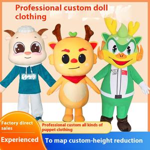 Costumes de poupées de dessins animés sur mesure poupées en peluche de <span class=keywords><strong>mascotte</strong></span> gonflables pour la performance couvre-chef de soulagement du stress poupées faites à la main - Product Image 5
