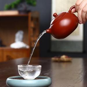 Famoso juego de té Kongfu tradicional chino Yixing tetera de arcilla púrpura Xishi <span class=keywords><strong>Hu</strong></span> 150 ml - Product Image 5