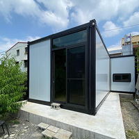 Appartement miniature de luxe personnalisé en conteneur, maison mobile moderne préfabriquée en acier léger, design modulaire contemporain rapide