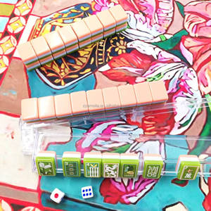 Juego de Mahjong Acrílico Mary Benson Art, 160 Fichas, Estilo Americano, con Bams, <span class=keywords><strong>Craks</strong></span>, Dots, Winds, Dragons, Flowers, Jokers y Blanks - Product Image 3