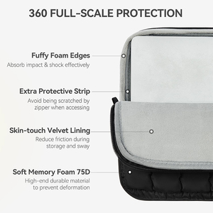 Чехол для ноутбука Puffy для ноутбука MacBook Air 13/15 дюймов M3,MacBook Pro 14/<span class=keywords><strong>16</strong></span> дюймов M4 2024, стеганая Защитная сумка для 15,6 дюймов - Product Image 4