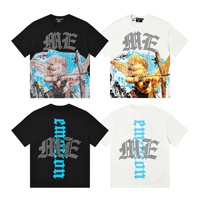 T-shirts pour hommes de haute qualité américains, style hip-hop, imprimé graphique, vêtements de créateur, t-shirt pour hommes