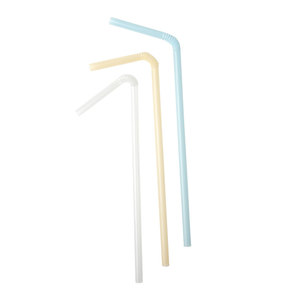 Nhà Máy Cấp Giấy Chứng Nhận Được Chấp Nhận PLA Ống Hút Phân Hủy Sinh Học Bendable Ống Hút Cho Thanh Mát Đồ Uống Cocktail Dùng Một Lần PLA Rơm 100Pcs - Product Image 4