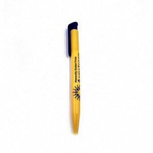 Stylo bille promotionnel personnalisé de haute qualité pour hôtel, en plastique, largeur d'écriture 0,5 mm - Product Image 2