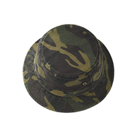 Fabricante logotipo personalizado Camo cubo sombrero pescador hombres sol pesca gorra camuflaje cubo sombrero