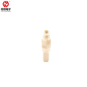อะแดปเตอร์ขั้วต่อโคแอกเชียลแบบตรงชนิด MMCX ชุบทอง 6A สำหรับสาย RG316/RG174 1p ความต้านทาน 50 โอห์ม ตัวเรือนทองแดงผสมฟอสเฟอร์บรอนซ์ ระดับ <span class=keywords><strong>IP53</strong></span> - Product Image 5