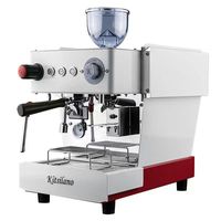 Machine à café expresso semi-automatique à double chaudière en acier inoxydable de qualité commerciale pour hôtels et restaurants