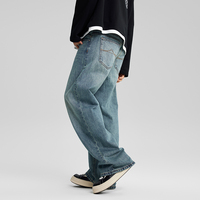 Jean slim pour homme, style hip hop, denim, noir, haute qualité