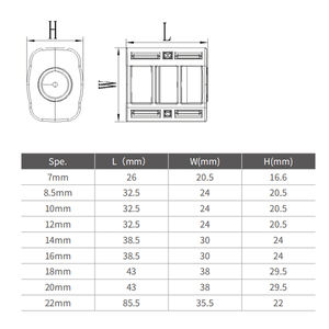 موصل ميكرودوكت صغير كتلة غاز شفافة - Product Image 4