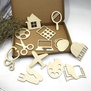 Accesorios creativos de madera natural grabados con láser de tilo para fotos de bebés de un añ<span class=keywords><strong>o</strong></span> de edad - Product Image 2