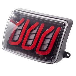 Ensemble de feux arrière à LED pour <span class=keywords><strong>Lada</strong></span> <span class=keywords><strong>Niva</strong></span> <span class=keywords><strong>4x4</strong></span> Lentille rouge transparente Matériau ABS étanche 12V Accessoires de voiture Nouveau - Product Image 1