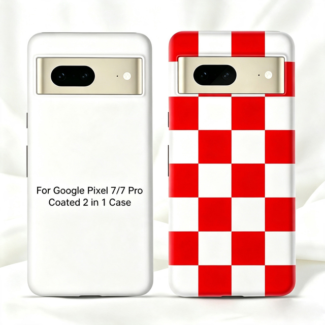 FONLYU Sublimation Blanks Glossy Matte Protective Phone Back Cover for Google Pixel 9Pro Coated 2in 1 Case Series