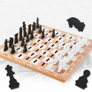 Складные настольные игры деревянные международные шахматы настольная игра уникальный Шахматный набор Детская шахматная игра