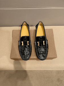 พื้นรองเท้าด้านนอกและผ้าสไตล์เรโทร  พื้นรองเท้าชั้นกลาง หนังวัวแท้ทั้งชิ้น  ยาง/ลาเท็กซ์  รองเท้าอ็อกซ์ฟอร์ดสำหรับทุกฤดู  ซับในทำจากยางโฟม - Product Image 1