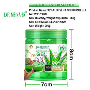 Crema de Gel de Aloe Vera antiacné reparador de piel de alta calidad, crema hidratante calmante, Gel de Aloe Vera de etiqueta privada - Product Image 5