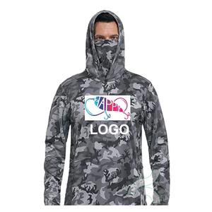 Auf Lager Oem Langarm Upf 50 Sonnenschutz Angel Hoodie Mit Gesichts maske Modisches glattes schnell trocknendes Angel trikot - Product Image 3