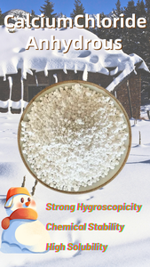 Chlorure de calcium anhydre granulaire de qualité industrielle et alimentaire 98% CaCl2 Agent déshydratant <span class=keywords><strong>Sel</strong></span> de déneigement - Product Image 2