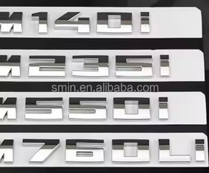 Emblème de coffre M135i M140i M235i M240i M340i M530i M540i M550i <span class=keywords><strong>M550d</strong></span> M730Li M740Li M750Li M750Li M760Li V12 ABS pour <span class=keywords><strong>BMW</strong></span> - Product Image 5