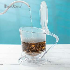 Termo con colador para infusión de té, diseño gris para verter, construcción sin BPA, directo de fábrica, para suministros de cafetería - Product Image 4