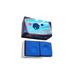 Gesso per Stecca da Biliardo Blue Diamond Dragon Guny di Alta Qualità, Polvere Oleosa, Accessori per Biliardo, 2 Pezzi - Product Image 5