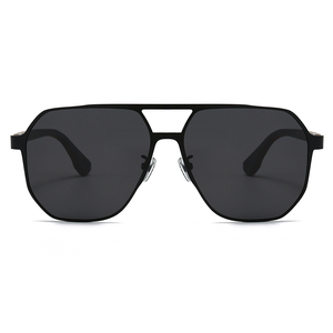2025 Unisex Fashion <b>Sunglasses</b> <b>Retro</b> Stainless Frame Full Rim Wooded Temple TAC Polarized UV400 Model 8818 China Opp - Product Image 6