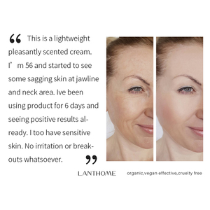 Lanthome Organic Snail Collagen Face Beauty Cream Day Night Hidratante Agente antienvejecimiento para el estiramiento de la piel - Product Image 3